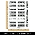 thumbnail image 2 of Canceled Bold Sticker Set - White - Matte Finish - 2.00" Large, 2 of 7