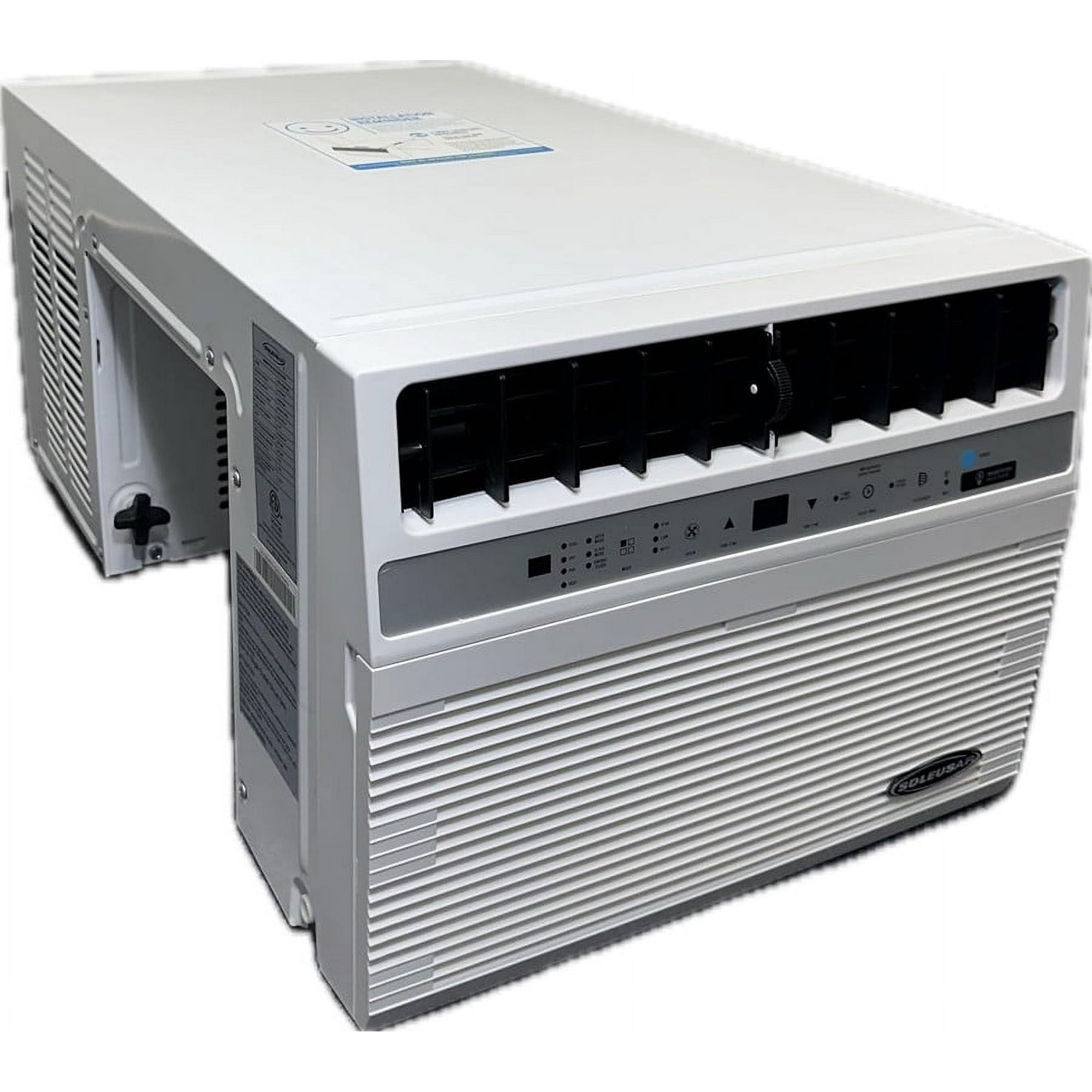 Soleus Air 10,000 BTU Air Conditioner with Heat Pump Energy Savings 115 Volts Wi-Fi, Saddle Mount