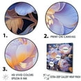thumbnail image 3 of Designart "Retro Blue And Pink Peonies In Full Bloom" Poppies Floater Framed Wall Art Prints, 3 of 5