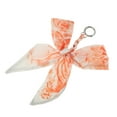 thumbnail image 5 of Unique Bargains 1 Pc Trendy Bow Scarf Letter I Handbag Charm Decorative Keychain Orange, 5 of 5