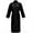 Black, variant on Viikei Robes for Men,Viikei Mens Robes,Warm Soft Plush Mens Robe with Hood,Plus Size Plus Thick Robe for Men with Side Pocket and Belt,Bathrobes for Men Gifts