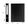 thumbnail image 2 of A4 3-Ring Binder Document Organizer Storage Durable File Folder Stationery Gift for Business Office School, 2 of 7
