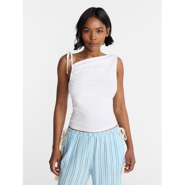 No Boundaries One Shoulder Ruched Top, Women’s XXS-XXL