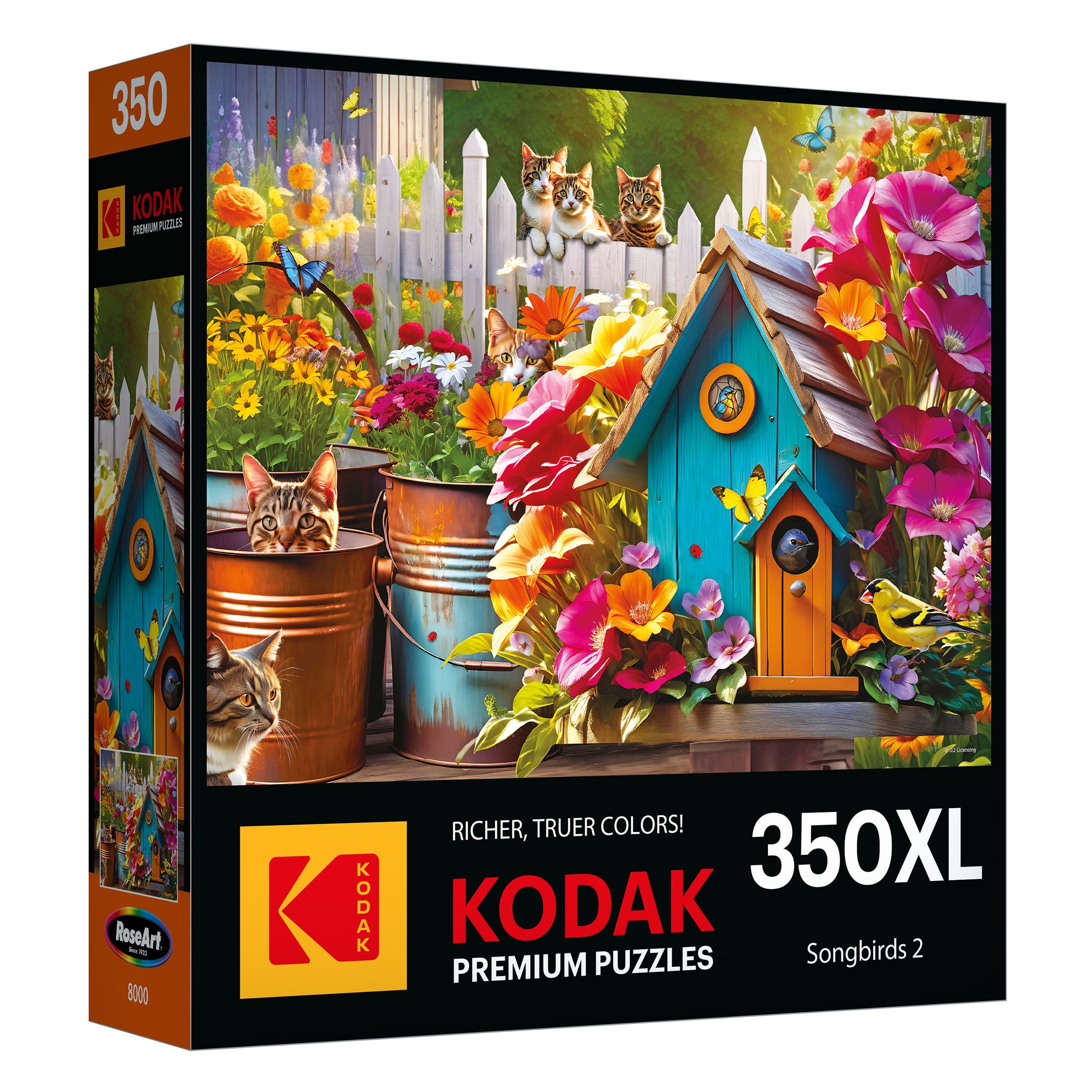 RoseArt Kodak 350-Piece Songbirds 2 Adult Interlocking Jigsaw Puzzle