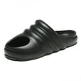 thumbnail image 1 of Zapatos de playa para hombre, estilo casual y moderno, ideales para el verano, cómodos y duraderos, talla 40, color negro., 1 of 7