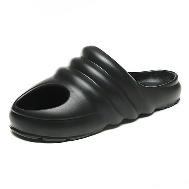 Zapatos de playa para hombre, estilo casual y moderno, ideales para el verano, cómodos y duraderos, talla 40, color negro.
