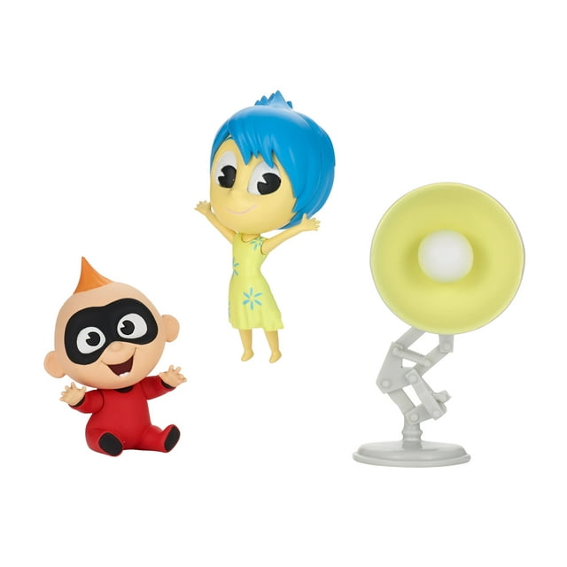 Paquete de 3 figuras Jack-Jack Alegria y Lampara Pixar Marca Banpresto Banpresto Banpresto