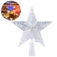 thumbnail image 1 of Estrella de árbol de Navidad Adorno de árbol de Navidad multicolor Adorno de árbol de Navidad Estrella de árbol de Pascua Adorno de árbol de Navidad ligero que funciona con pilas para Navidad Xemadio LKX-2070, 1 of 8