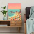 thumbnail image 5 of Colorful Beach Scene Canvas Wall Art, Bright Seaside Print for Living Room, Bedroom, Kitchen, Bathroom and Hotel Decor, 5 of 8