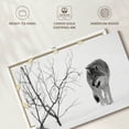 thumbnail image 6 of Elephant Stock Winter Wolf Hunt Wall Art - Horizontal Canvas Wall Art - Living Room Wall Decor - Animal Canvas - Gray And White Decor - 36" x 24", 6 of 8