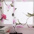thumbnail image 4 of Roman Curtain Voile - Tie Up Silk Ribbon Shade - Window Valance Drape for 1 80x100cm, 4 of 8