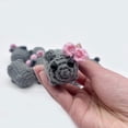 thumbnail image 4 of A Hamster Hook Weaving Doll Keychain Pendant Knitted Hamster, 4 of 8