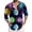 Light Blue, variant on Easter Digital 3D Printed Long Sleeve Lapel Button Down Shirt for Men Casual Black L