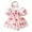 czb# Red369, variant on CUZIBR Girls Baby Toddler Romper Dress Short Puff Sleeve Smocked Ruffles Bows Prints Bodysuits With Headband 2 Piece Fashionable Elegant Cozy Summer Set,Red,6-12 Months