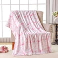 thumbnail image 2 of ARLAJO Pink Bow Throw Blanket Cute Flannel Soft Blanket Coquette Bowknot Preppy Stuff Lightweight Gift Aesthetic Blanket Plush Preppy Room Decor Blanket for Sofa Couch Travel Bed, 2 of 7