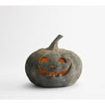 thumbnail image 1 of Citrouille Artisanale Faite à la Main avec Détails Sculptés, Décoration Automne & Halloween 2025, Terre Cuite Naturelle, 9.5 Pouces, 1 of 14