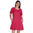 thumbnail image 1 of Inkmeso Robe Balançoire avec Poches Robe-chemise en Coton d'Été pour Femmes, 1 of 7