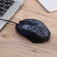 thumbnail image 3 of Pequeño Especial En Forma De 3 Botones Usb Con Cable Luminoso Gamer Computer Gaming Mouse Minnieouse EL008809-00, 3 of 5