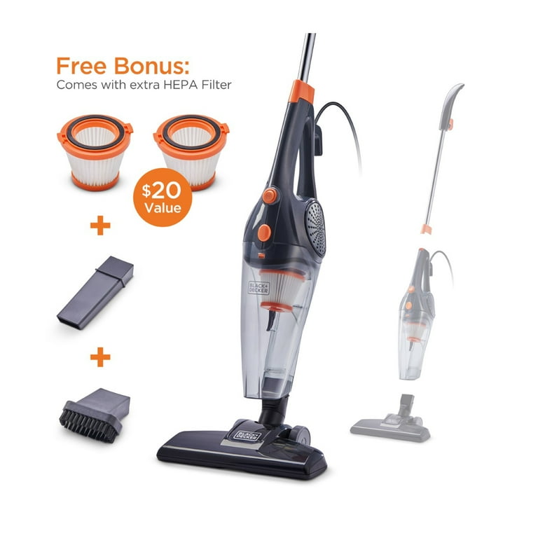 Black and Decker 3 In 1 Corded Upright Stick Handheld Vacuum