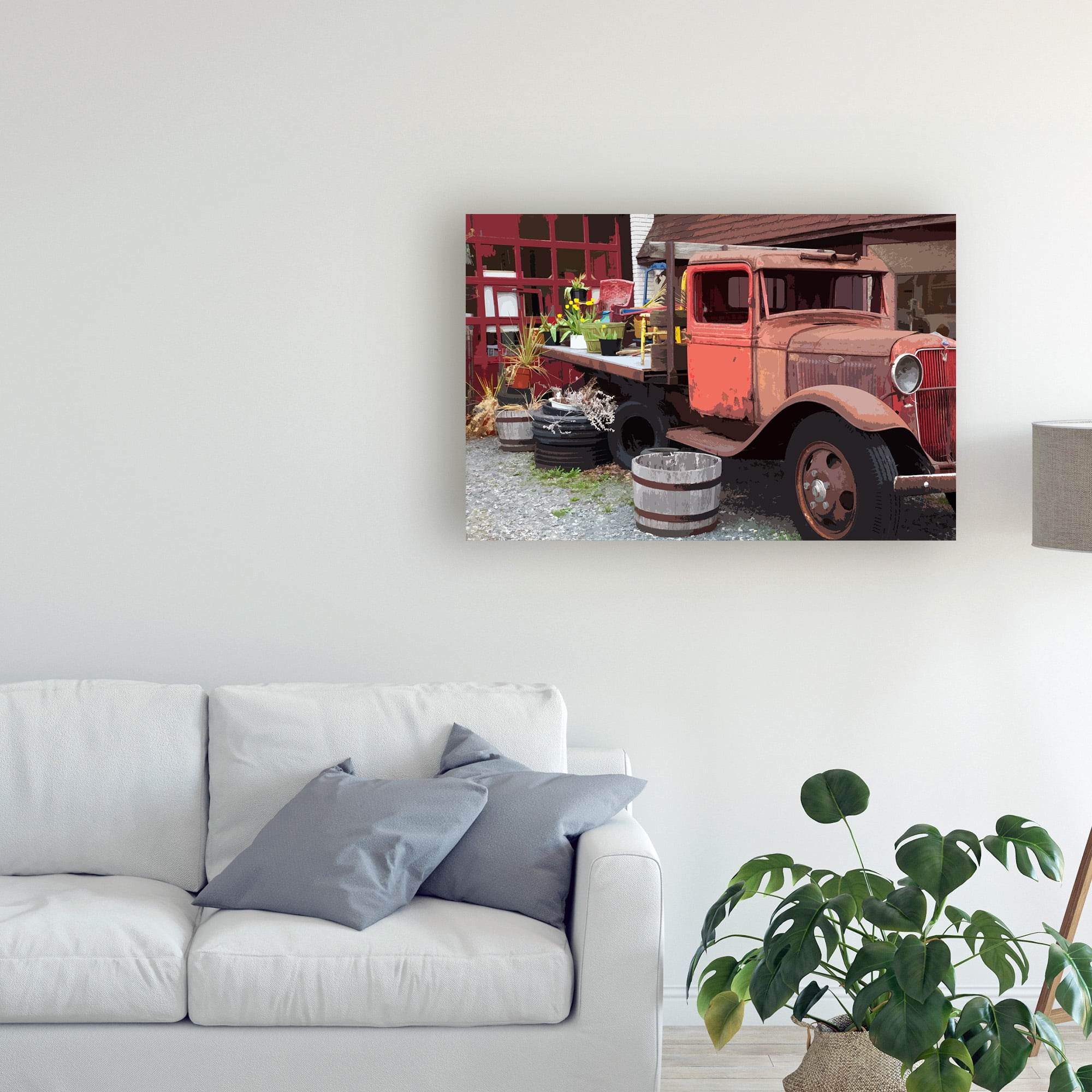 Trademark Fine Art 'Memories Truck' Canvas Art by Monte Nagler