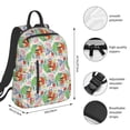 thumbnail image 2 of Yiaed Mushroom and Frogs Print Lightweight Backpack Travel Backpacks Hiking Daypack for Women Men, 2 of 5