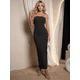 thumbnail image 2 of Vestido Largo Strapless Ajustado Unitalla, Elegante y Sofisticado para Mujer, 2 of 5