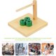 thumbnail image 5 of 1 juego de columna de madera para niños, juguetes de aprendizaje temprano, juguetes cognitivos de color verde, 5 of 6
