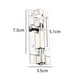thumbnail image 2 of Pestillo de perno de barril de 2 paquetes Whataatahia, pestillo de perno deslizante, cerradura de pestillo deslizante, cerradura deslizante de acero inoxidable engrosada, 2 of 6