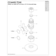 thumbnail image 3 of Kingston Brass CC44450DXK 5/8-Inch O.D. Comp x 1/2-Inch O.D. Comp Quarter-Turn Straight Shut-Off Valve with Flange in Matte Black, 3 of 5