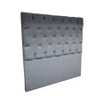 thumbnail image 3 of Cabecera Castilla Puffland Matrimonial color gris capitonada, 3 of 5