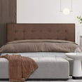thumbnail image 5 of Home Imports Emporium Jessenia Tufted Upholstered Headboard, Height Adjustable Queen Size Headboard, Bed Backboard Padded Premium Fabric Headboard- Espresso, 5 of 13