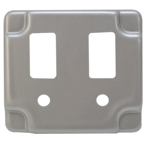 Ranger Boat Blank Switch Panel 7202677 | Silver 4 1/2 x 4 Inch