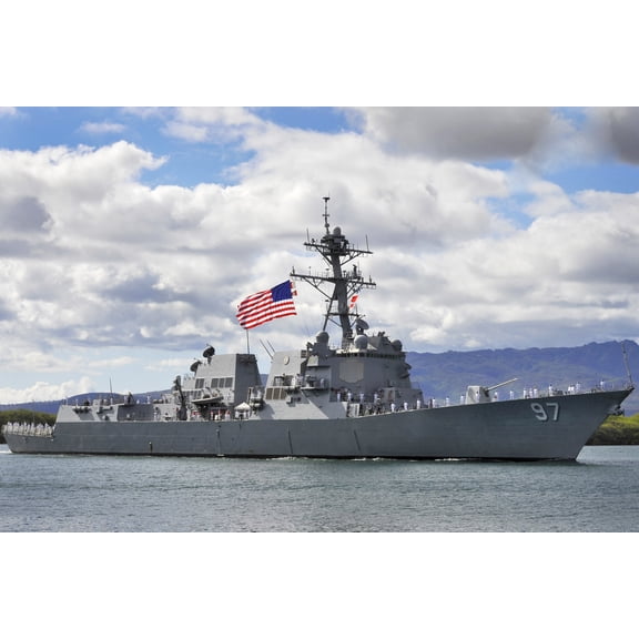 24x36 gallery poster, USS Halsey (DDG-97)