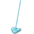 thumbnail image 1 of Triangle Cleaning Mop, Retractable Glass Cleaner, 180° Rotatable Triangle Cleaning Dust Mop Premium Chenille Mop Head, 1 of 4