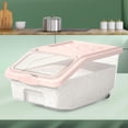 thumbnail image 3 of Rice Storage Container Large Capacity Moistureproof Pink Macarena Cubo de arroz, 3 of 8