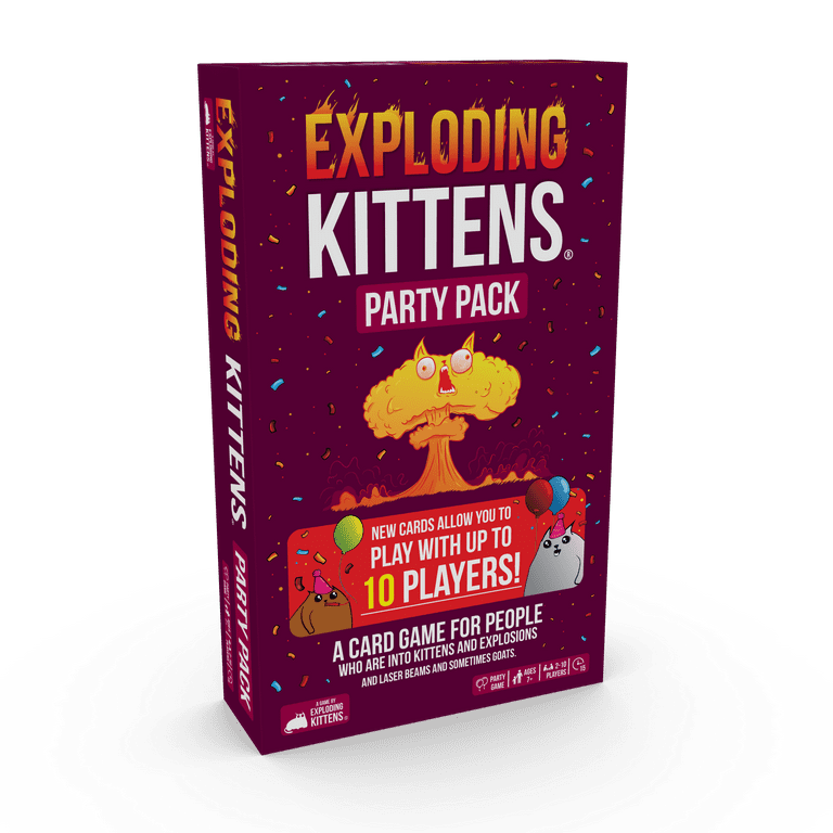 超格安価格 Exploding 15 - 7+ Ages - Players 2-10 - Pack Party Kittens マジック：ザ・ギャザリング