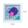 thumbnail image 2 of SPOORYYO Children's Toy Wool Photo Frame Painting - DIY Sticker Art Kit, 5ml Sensory Craft for Kids, Unfinished Framed Painting, Ideal for Easter Gifts & Creative Play, 2 of 2