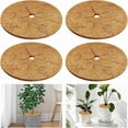 thumbnail image 2 of Coconut Mulch Disc Coconut Disc Pack Of 4 45 Cm Diameter Coconut Mat Multi Use Coconut Mulch Disc Flower Pot Winter Winter For Pot Plants Round Coconu, 2 of 8