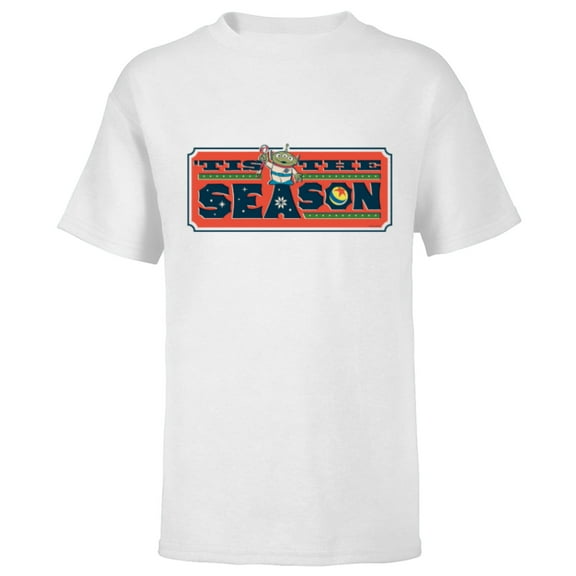 Disney and Pixar’s Toy Story Alien Holiday ‘Tis the Season - Short Sleeve T-Shirt for Kids - Customized-White