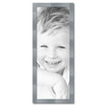 thumbnail image 2 of ArtToFrames 16" x 44" Light Silver Picture Frame, 16x44 inch Silver Wood Poster Frame (WOM-4827), 2 of 7