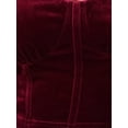 thumbnail image 5 of DARING DIVA Women's Sweetheart Neck Ruched Sleeve Velvet Crop Tops XS Wine Red, 5 of 6