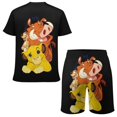 thumbnail image 2 of Kids Lion Kin T Shirt Shorts Set 2 Piece Graphic Short Sleeve Outfit Set for Boys Girls, 2 of 8