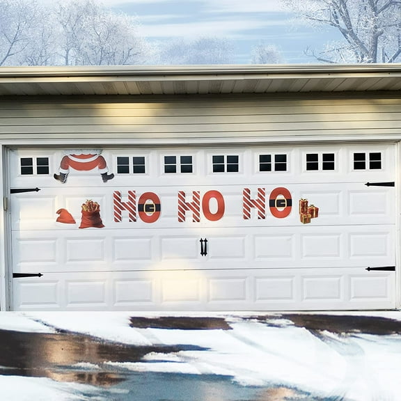 VictoryStore Ho Ho Ho Christmas Garage Door Magnet Display, Indoor or Outdoor Holiday Decorations 19721