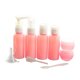 thumbnail image 4 of unbranded 9Ud Para Viaje Plástico Reutilizable Con Accesorios Para Cosméticos En Rosa, 4 of 7