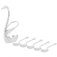 thumbnail image 1 of Spoons Set, Cake Spoon, Carving Appearance Wedding Supplies For Home Kitchen Dessert Shop Silver 6 Spoons, 1 of 8
