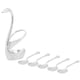 thumbnail image 1 of Juego de cucharas - Soporte en forma de cisne de aleación de zinc Juego de cucharas de postre de frutas Vajilla de cocina Suministros para bodas(Plata), 1 of 5