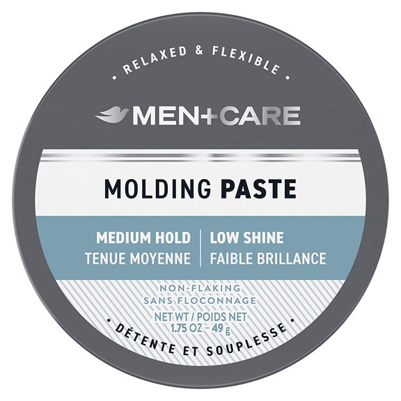 Dove Sculpting Hair Paste Pomade, Textured Look Medium Hold Matte Finish for Men's Hair, 1.75 oz