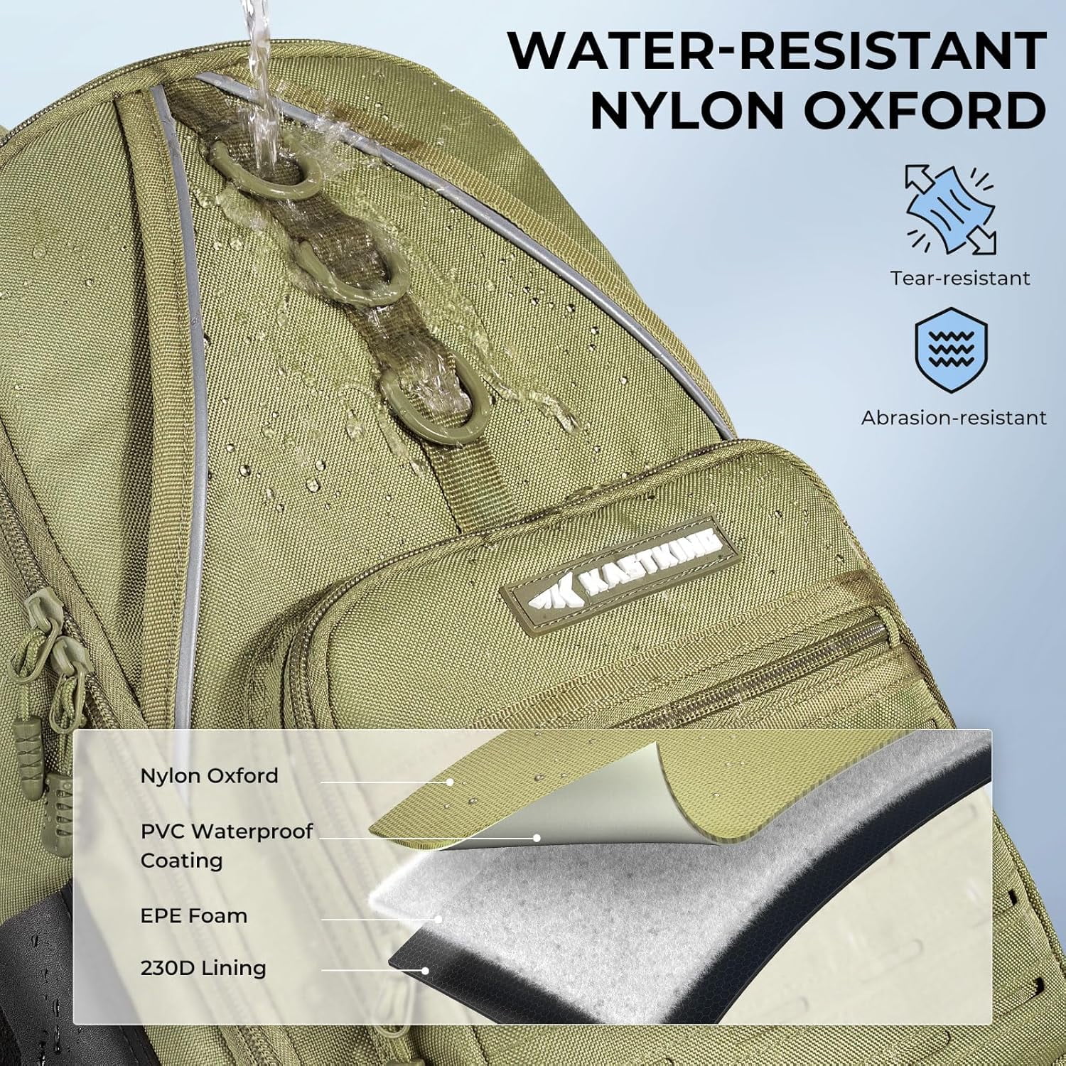 KastKing Karryall Sling Tackle Bag–Fishing Sling Pack,Fishing Backpack With Rod Holder, Gear Storage