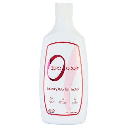 Zero Odor Scent Booster Laundry Odor Eliminator Additive Deodorizer Smell Remover, 16 oz