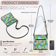 thumbnail image 7 of ZUXONGSY Striped Leopard Floral Print Shoulder Handbag for Women Waterproof Crossbody Purse PU Leather Satchel with Adjustable Wide Strap for Daily Use Shopping, 7 of 7